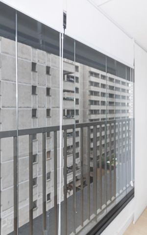 Studio para alugar com 34m², 1 quarto e sem vaga Studio para alugar com 34m², 1 quarto e sem vagaVaranda