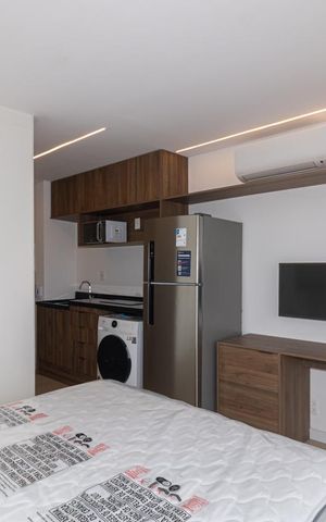 Studio para alugar com 34m², 1 quarto e sem vaga Studio para alugar com 34m², 1 quarto e sem vagaStudio