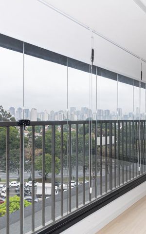 Studio para alugar com 34m², 1 quarto e sem vaga Studio para alugar com 34m², 1 quarto e sem vagaVaranda