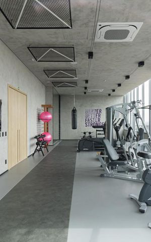 Studio para alugar com 34m², 1 quarto e sem vaga Studio para alugar com 34m², 1 quarto e sem vagaÁrea comum - Academia