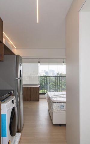 Studio para alugar com 34m², 1 quarto e sem vaga Studio para alugar com 34m², 1 quarto e sem vagaCozinha