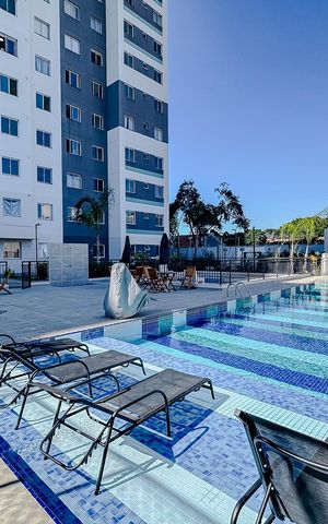 Apartamento à venda com 40m², 2 quartos e sem vagaÁrea comum - Piscina