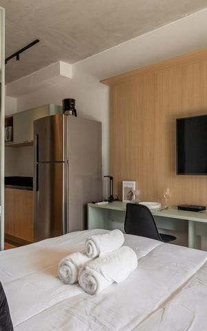 Apartamento para alugar com 24m², 1 quarto e sem vaga Apartamento para alugar com 24m², 1 quarto e sem vagaSala / Quarto