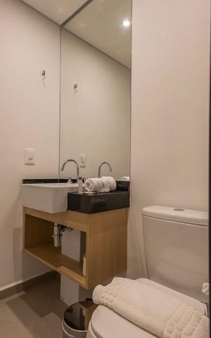 Apartamento para alugar com 24m², 1 quarto e sem vaga Apartamento para alugar com 24m², 1 quarto e sem vagaBanheiro