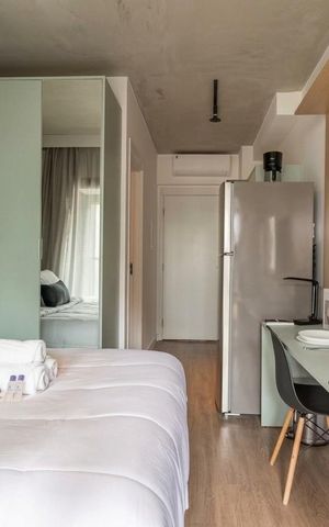 Apartamento para alugar com 24m², 1 quarto e sem vaga Apartamento para alugar com 24m², 1 quarto e sem vagaSala / Quarto