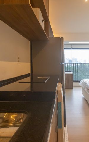 Studio para alugar com 34m², 1 quarto e sem vaga Studio para alugar com 34m², 1 quarto e sem vagaStudio