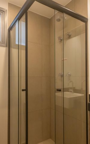 Studio para alugar com 34m², 1 quarto e sem vaga Studio para alugar com 34m², 1 quarto e sem vagaBanheiro