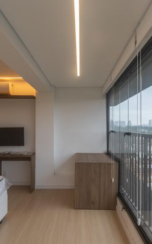 Studio para alugar com 34m², 1 quarto e sem vaga Studio para alugar com 34m², 1 quarto e sem vagaStudio