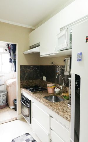 Apartamento à venda com 60m², 3 quartos e 1 vagaCozinha e Área de Serviço
