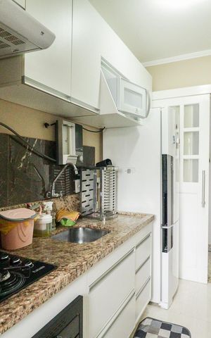Apartamento à venda com 60m², 3 quartos e 1 vagaCozinha e Área de Serviço