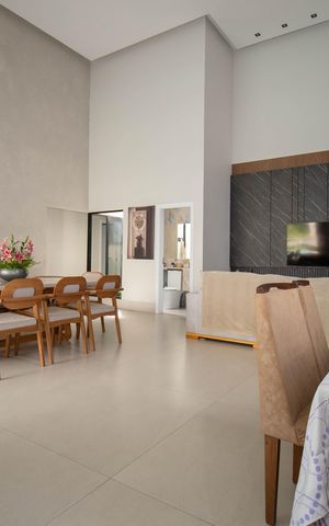 Casa de condomínio à venda com 330m², 4 quartos e 3 vagas Casa de condomínio à venda com 330m², 4 quartos e 3 vagasSala