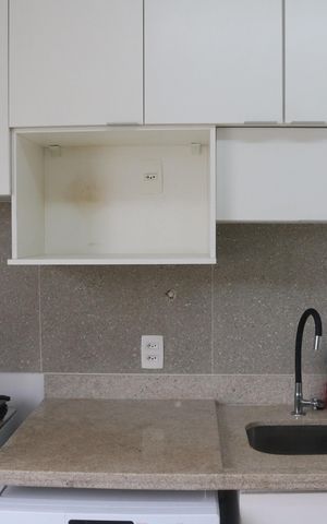 Apartamento para alugar com 37m², 1 quarto e sem vagaCozinha e Área de Serviço
