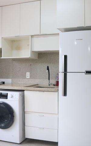 Apartamento para alugar com 37m², 1 quarto e sem vagaCozinha e Área de Serviço