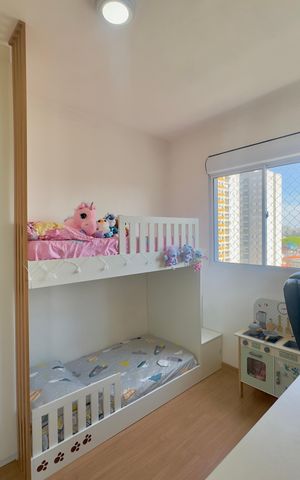 Apartamento à venda com 43m², 2 quartos e 1 vagaQuarto 2