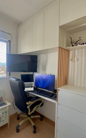 Apartamento à venda com 43m², 2 quartos e 1 vagaQuarto 2