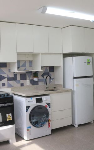 Apartamento para alugar com 53m², 1 quarto e sem vagaCozinha