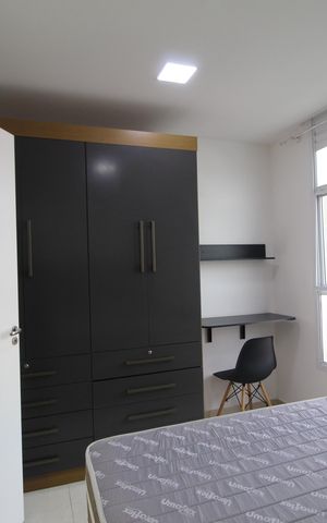Studio à venda com 36m², 1 quarto e 1 vagaQuarto