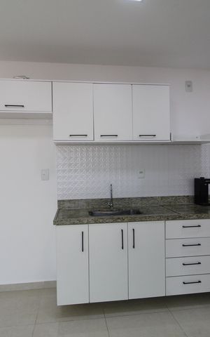 Studio à venda com 36m², 1 quarto e 1 vagaCozinha