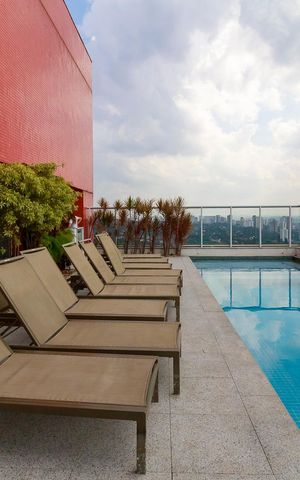 Apartamento para alugar com 49m², 1 quarto e 1 vaga Apartamento para alugar com 49m², 1 quarto e 1 vagaPiscina
