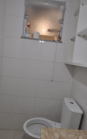Casa de condomínio à venda com 60m², 3 quartos e 1 vagaLavabo