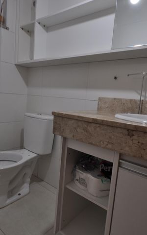Casa de condomínio à venda com 60m², 3 quartos e 1 vagaLavabo