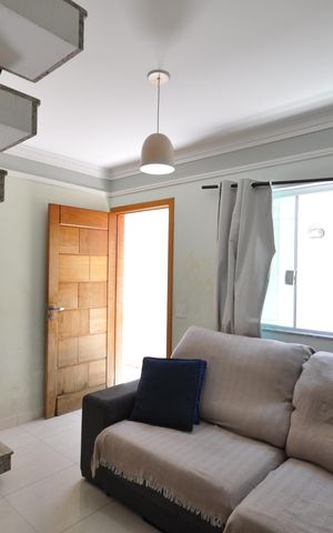 Casa de condomínio à venda com 60m², 3 quartos e 1 vagaSala
