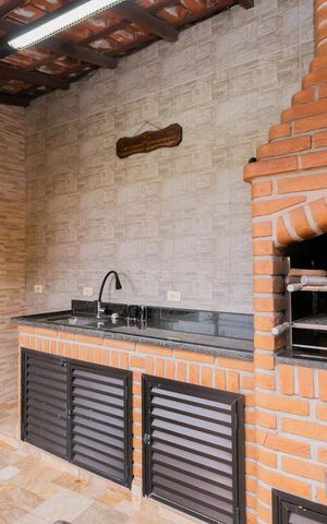 Casa de condomínio para alugar com 93m², 3 quartos e 2 vagas Casa de condomínio para alugar com 93m², 3 quartos e 2 vagasÁrea da Churrasqueira