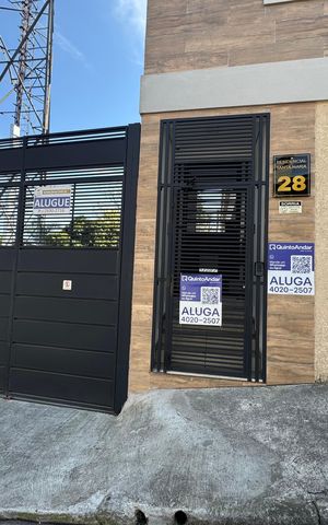 Studio para alugar com 39m², 1 quarto e sem vaga Studio para alugar com 39m², 1 quarto e sem vagaFachada com placa grande