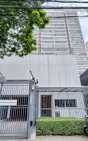Apartamento para alugar com 74m², 2 quartos e 1 vagaFachada e portaria