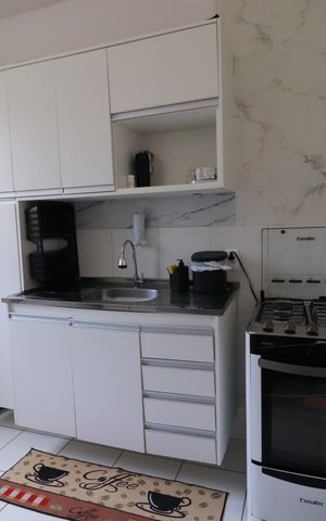 Apartamento para alugar com 34m², 1 quarto e 1 vagaCozinha 