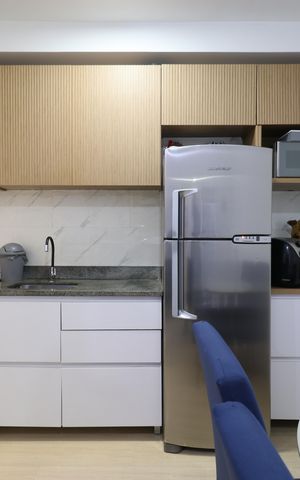 Apartamento para alugar com 33m², 1 quarto e sem vagaCozinha e Área de serviço 