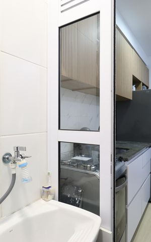 Apartamento para alugar com 33m², 1 quarto e sem vagaCozinha e Área de serviço 