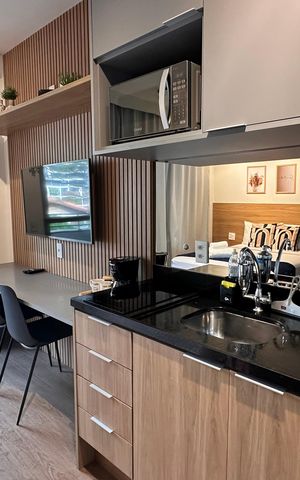 Studio à venda com 25m², 1 quarto e sem vaga
