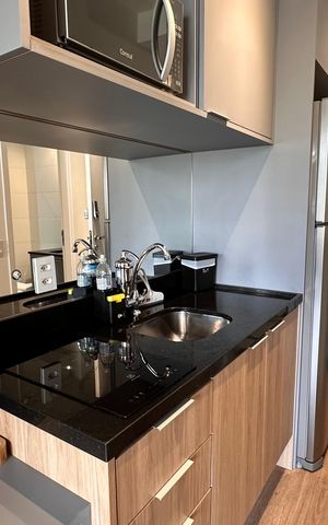 Studio à venda com 25m², 1 quarto e sem vaga