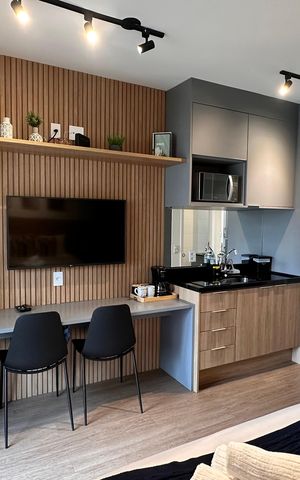 Studio à venda com 25m², 1 quarto e sem vaga