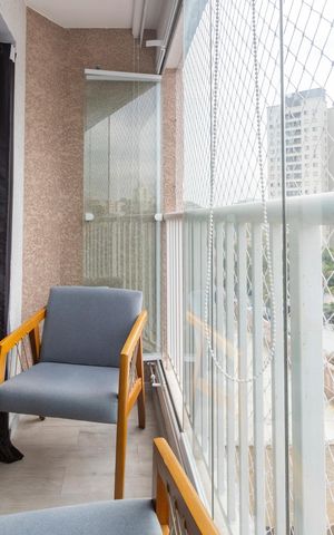 Apartamento à venda com 44m², 2 quartos e 1 vagaVaranda