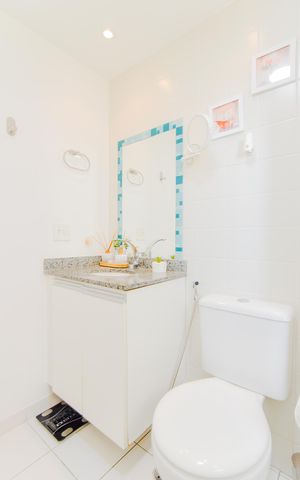 Apartamento à venda com 68m², 3 quartos e 1 vagaBanheiro do Quarto 1