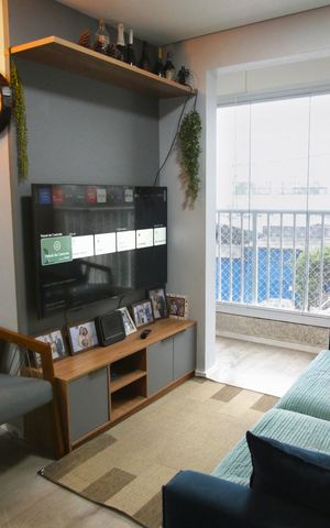 Apartamento à venda com 44m², 2 quartos e 1 vaga Apartamento à venda com 44m², 2 quartos e 1 vagaSala