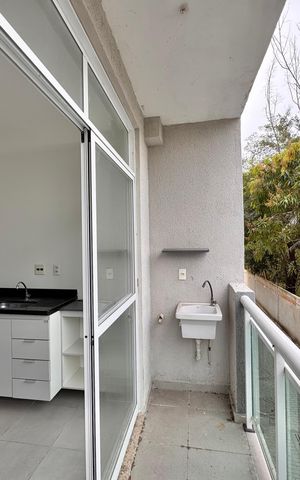 Apartamento para alugar com 40m², 1 quarto e 1 vaga Apartamento para alugar com 40m², 1 quarto e 1 vagaVaranda