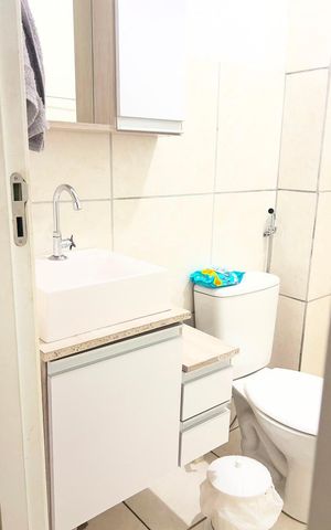 Apartamento para alugar com 61m², 2 quartos e 1 vaga Apartamento para alugar com 61m², 2 quartos e 1 vagaBanheiro
