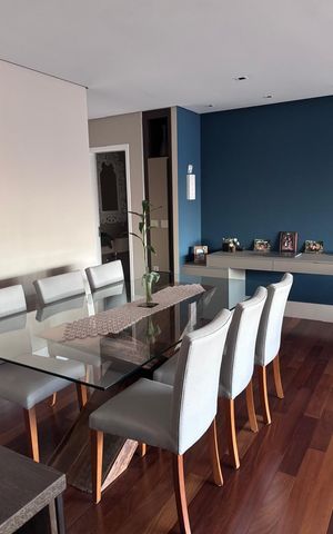 Apartamento à venda com 162m², 3 quartos e 3 vagas Apartamento à venda com 162m², 3 quartos e 3 vagasSala