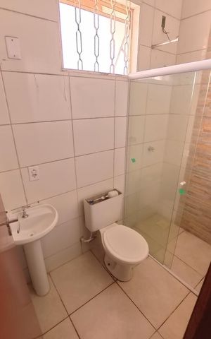 Casa para alugar com 125m², 2 quartos e 1 vaga Casa para alugar com 125m², 2 quartos e 1 vagaBanheiro