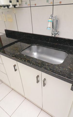 Apartamento à venda com 43m², 2 quartos e 1 vagaCozinha e Área de Serviço