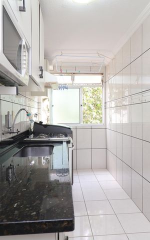 Apartamento à venda com 43m², 2 quartos e 1 vagaCozinha e Área de Serviço
