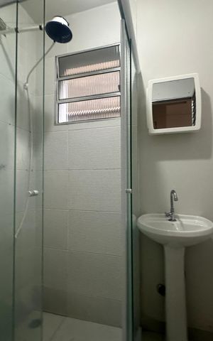 Apartamento para alugar com 65m², 1 quarto e sem vaga Apartamento para alugar com 65m², 1 quarto e sem vagaBanheiro