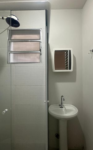 Apartamento para alugar com 65m², 1 quarto e sem vaga Apartamento para alugar com 65m², 1 quarto e sem vagaBanheiro