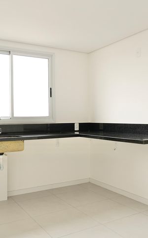 Apartamento à venda com 94m², 3 quartos e 2 vagasCozinha e Área de Serviço