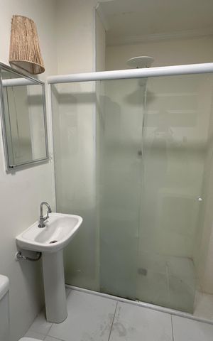 Apartamento para alugar com 52m², 1 quarto e 1 vaga Apartamento para alugar com 52m², 1 quarto e 1 vagaBanheiro