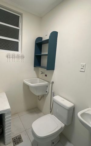 Apartamento para alugar com 52m², 1 quarto e 1 vaga Apartamento para alugar com 52m², 1 quarto e 1 vagaBanheiro