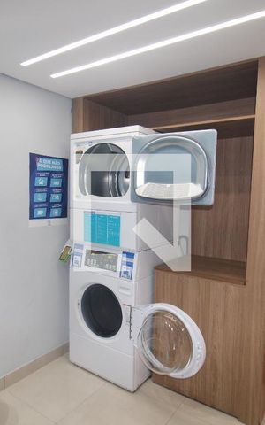 Apartamento para alugar com 44m², 2 quartos e sem vagaLavanderia
